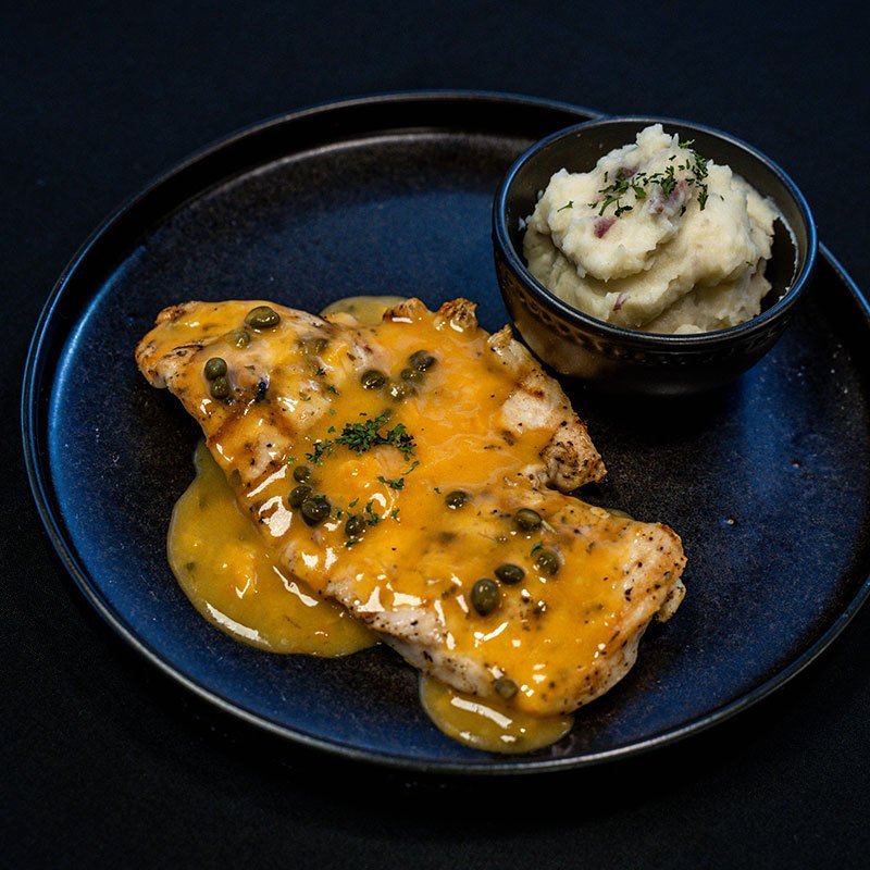 Grilled Chicken Piccata